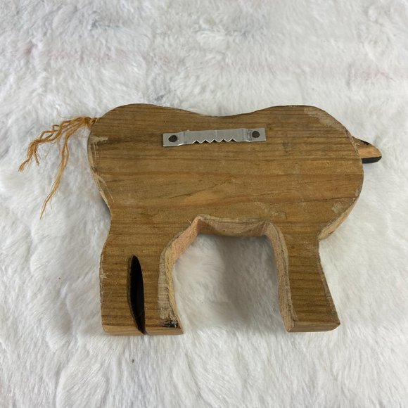 Wood handmade Country Folk Art Cow Shelf Sitter Farmhouse decor - Picture 6 of 8